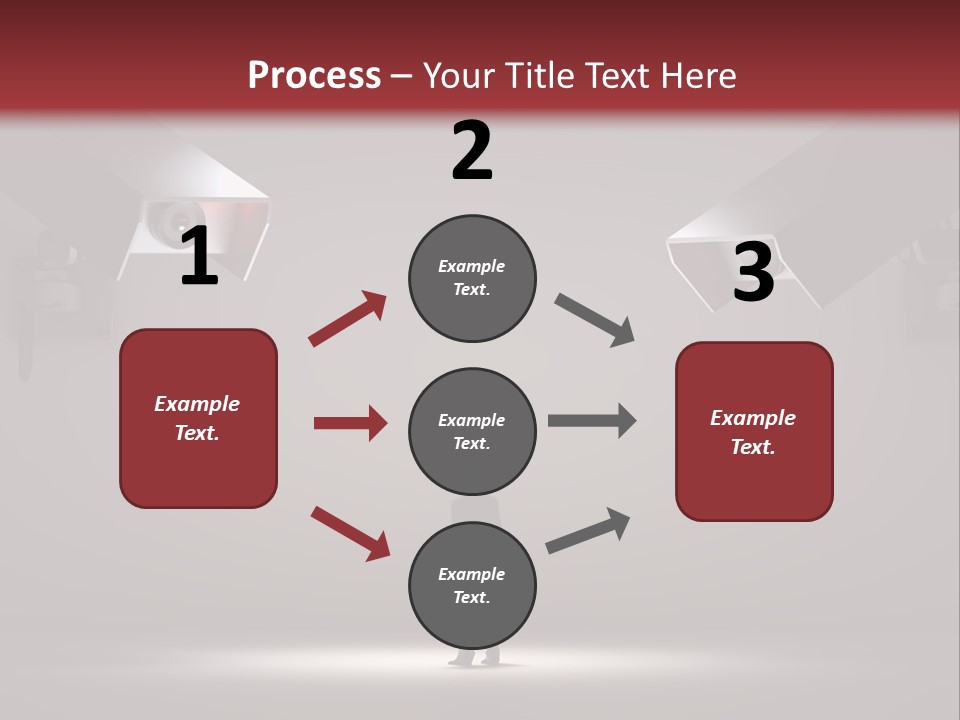 Protection Man Electronic PowerPoint Template
