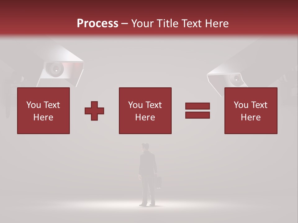 Protection Man Electronic PowerPoint Template