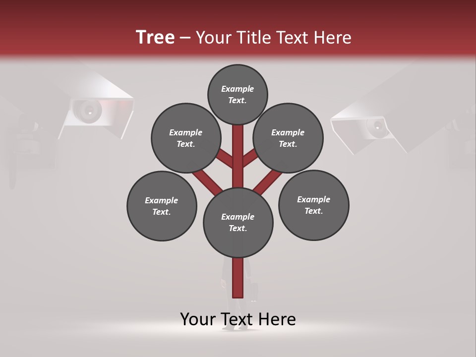 Protection Man Electronic PowerPoint Template