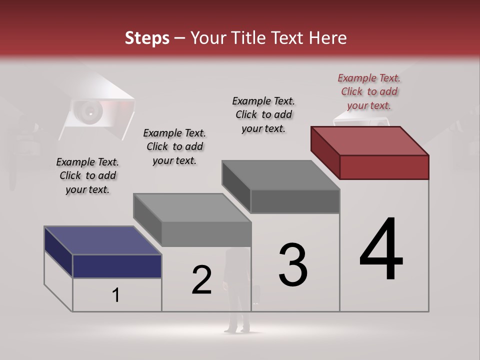 Protection Man Electronic PowerPoint Template