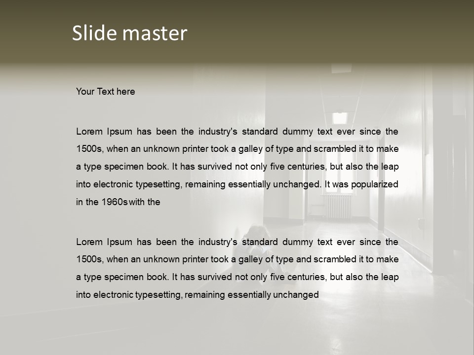 Male Principal's Problem PowerPoint Template