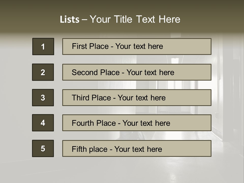 Male Principal's Problem PowerPoint Template
