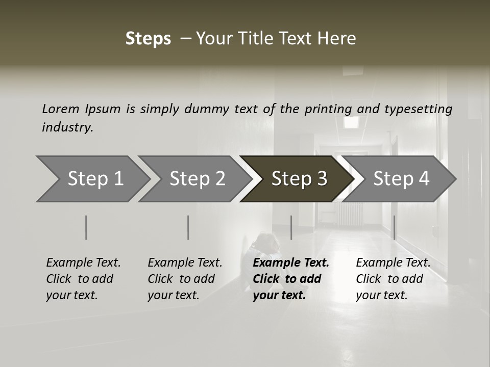 Male Principal's Problem PowerPoint Template