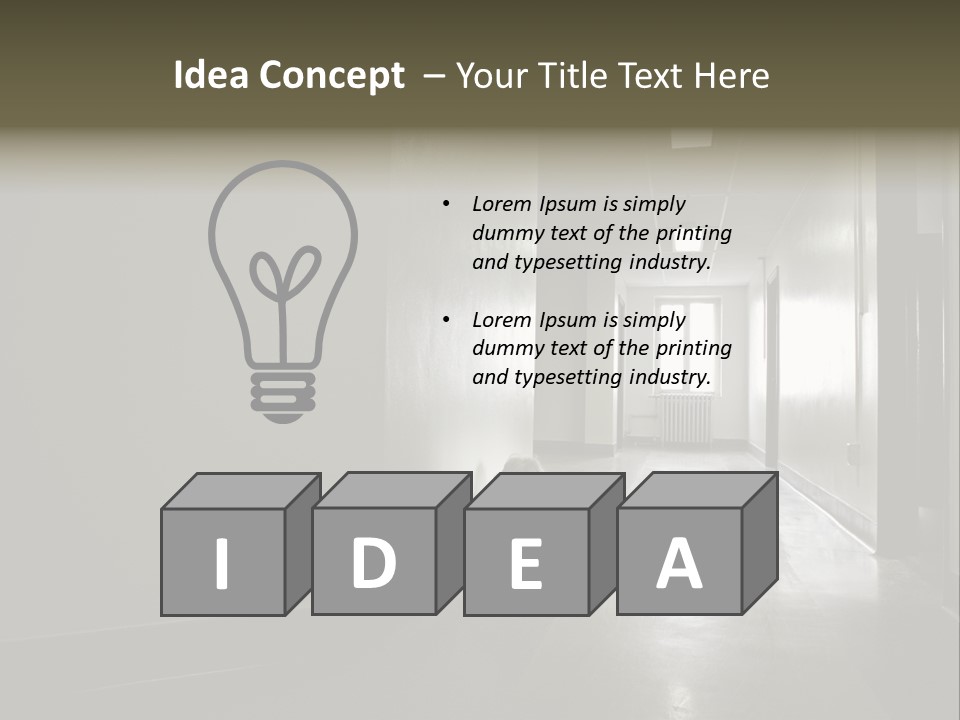 Male Principal's Problem PowerPoint Template