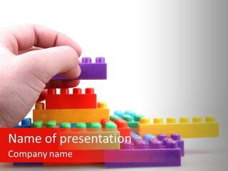 Colorful Construction Game PowerPoint Template