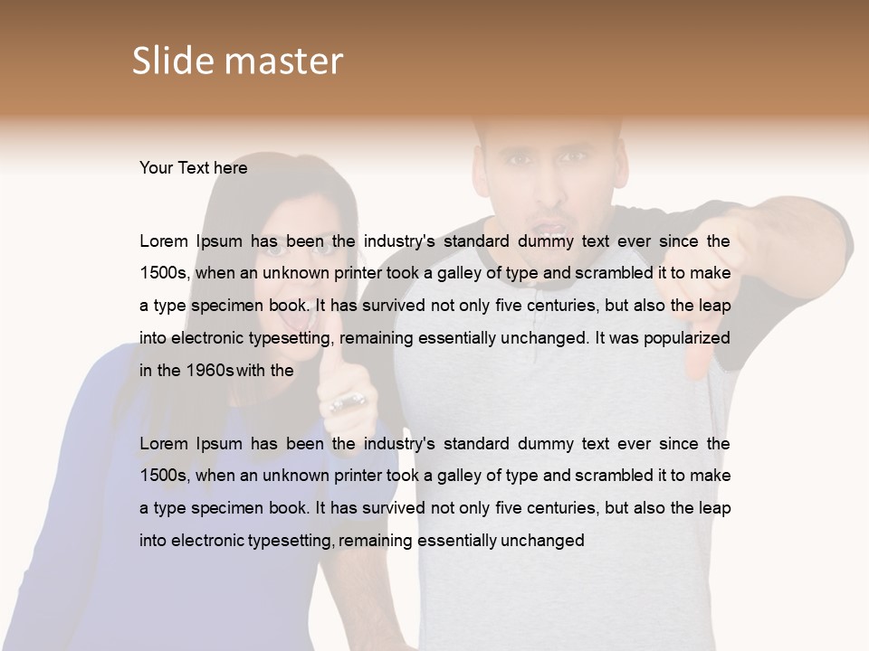 Problems Love Mood PowerPoint Template