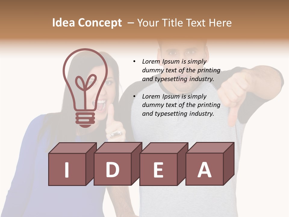 Problems Love Mood PowerPoint Template