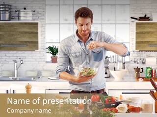 American Cook Good PowerPoint Template