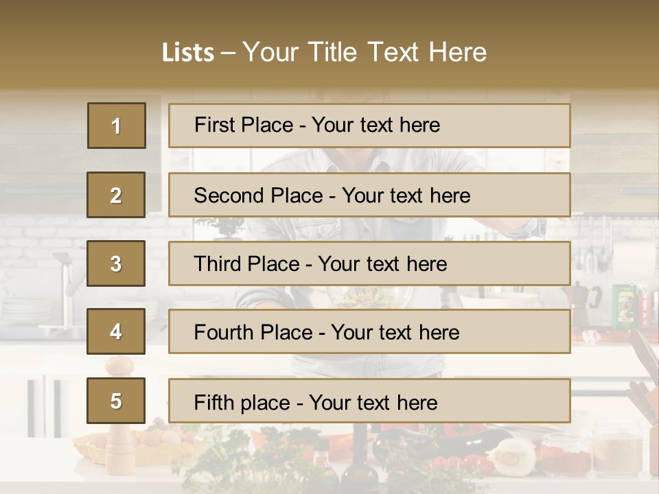 American Cook Good PowerPoint Template