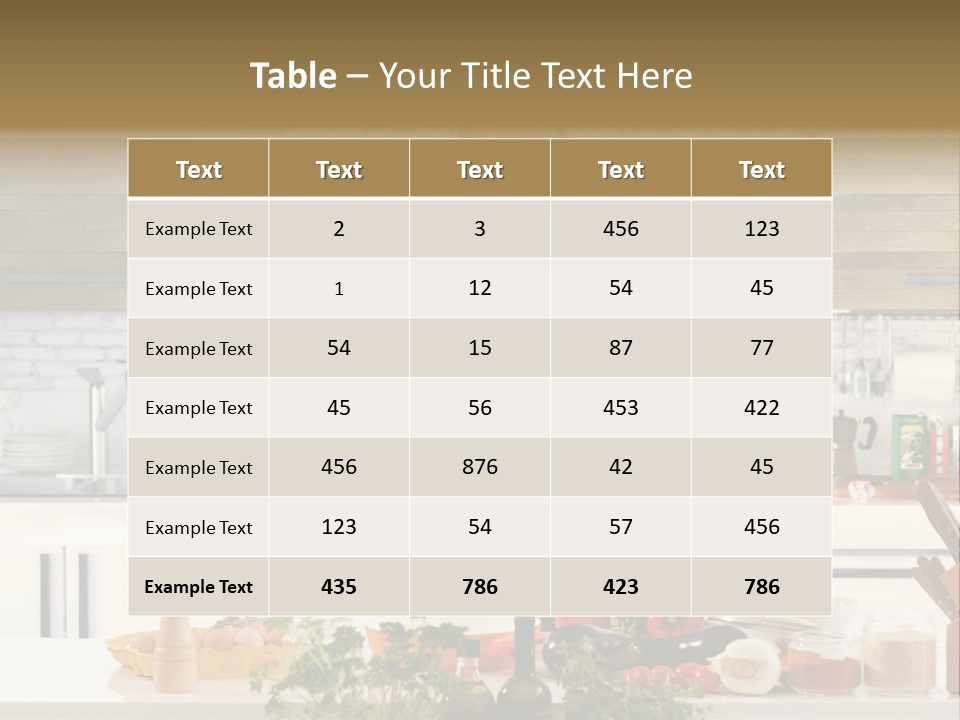 American Cook Good PowerPoint Template