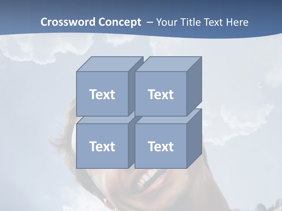 Satisfied Human Excited PowerPoint Template