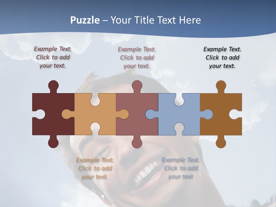 Satisfied Human Excited PowerPoint Template