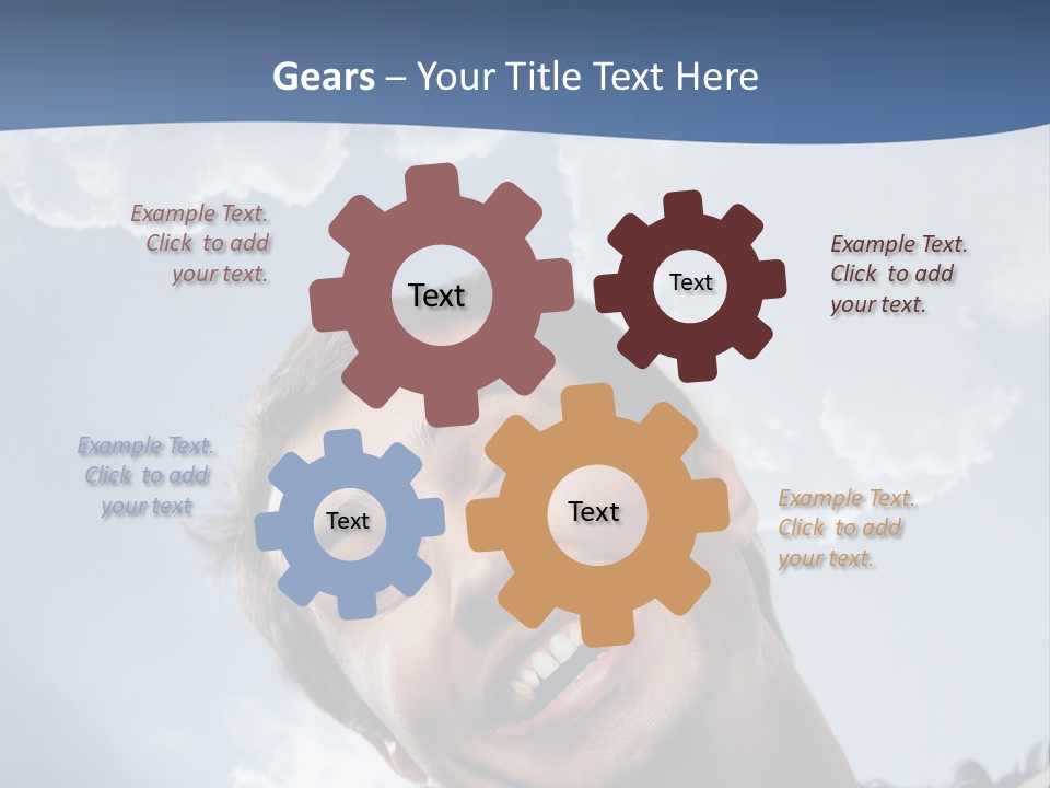 Satisfied Human Excited PowerPoint Template