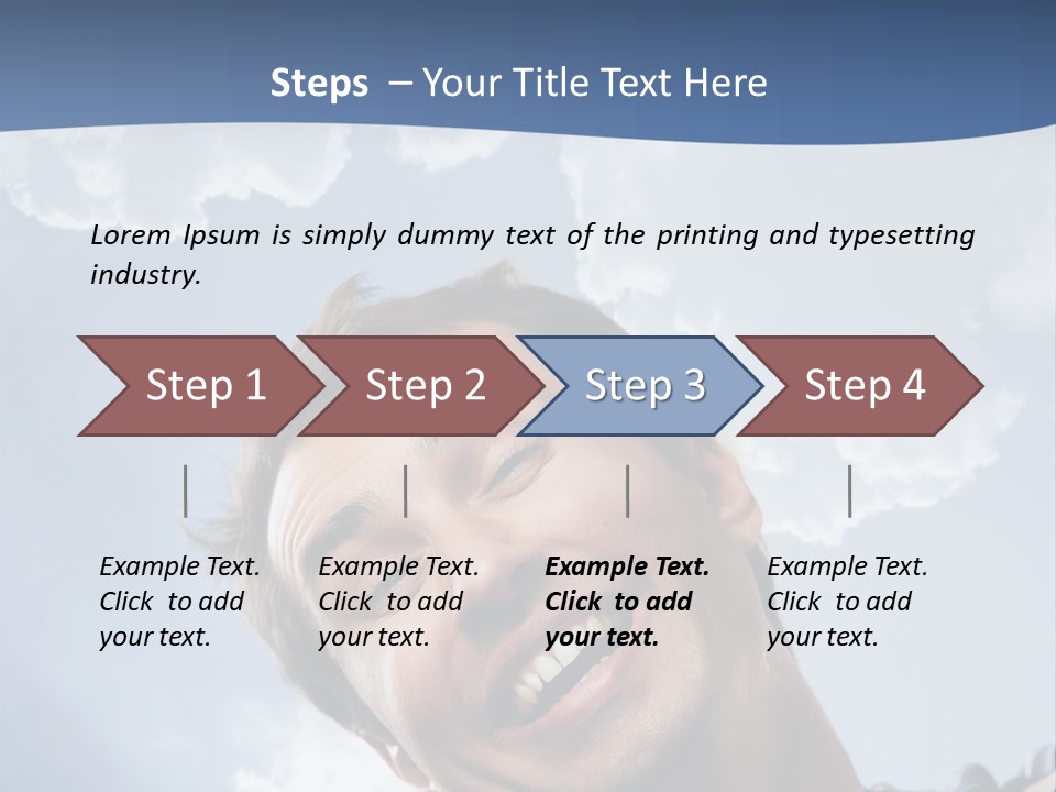 Satisfied Human Excited PowerPoint Template