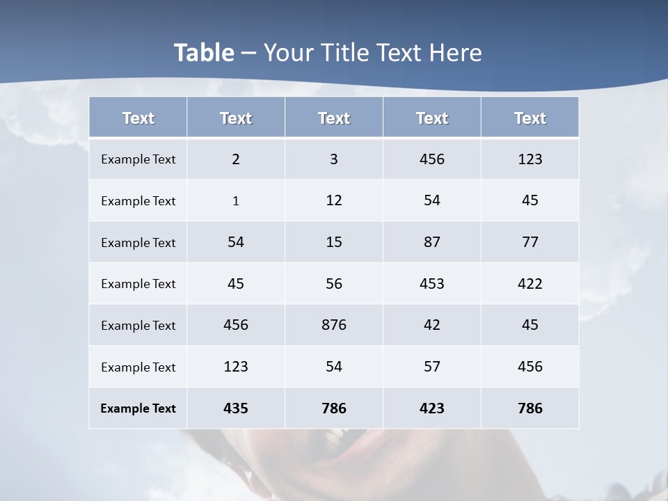 Satisfied Human Excited PowerPoint Template