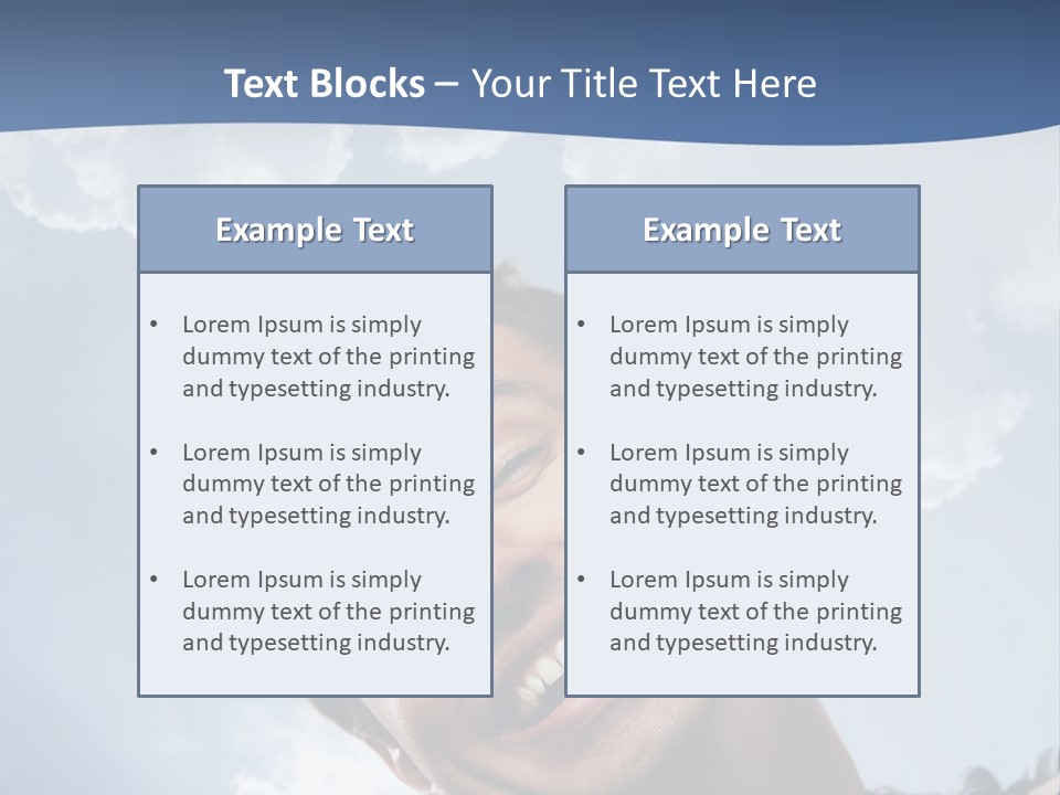 Satisfied Human Excited PowerPoint Template