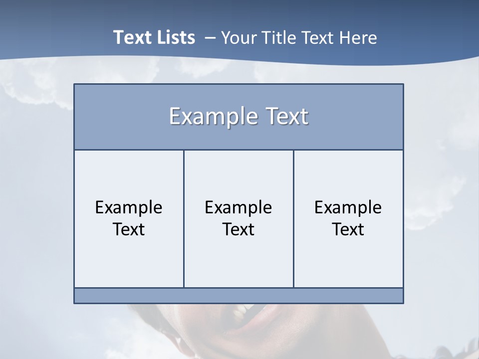 Satisfied Human Excited PowerPoint Template