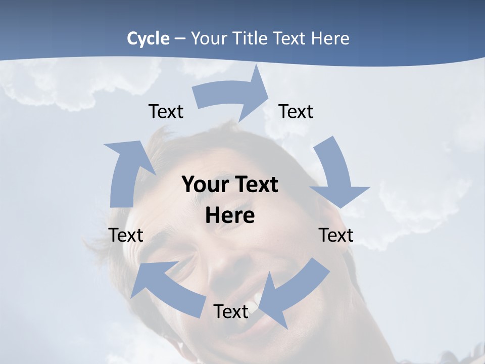 Satisfied Human Excited PowerPoint Template