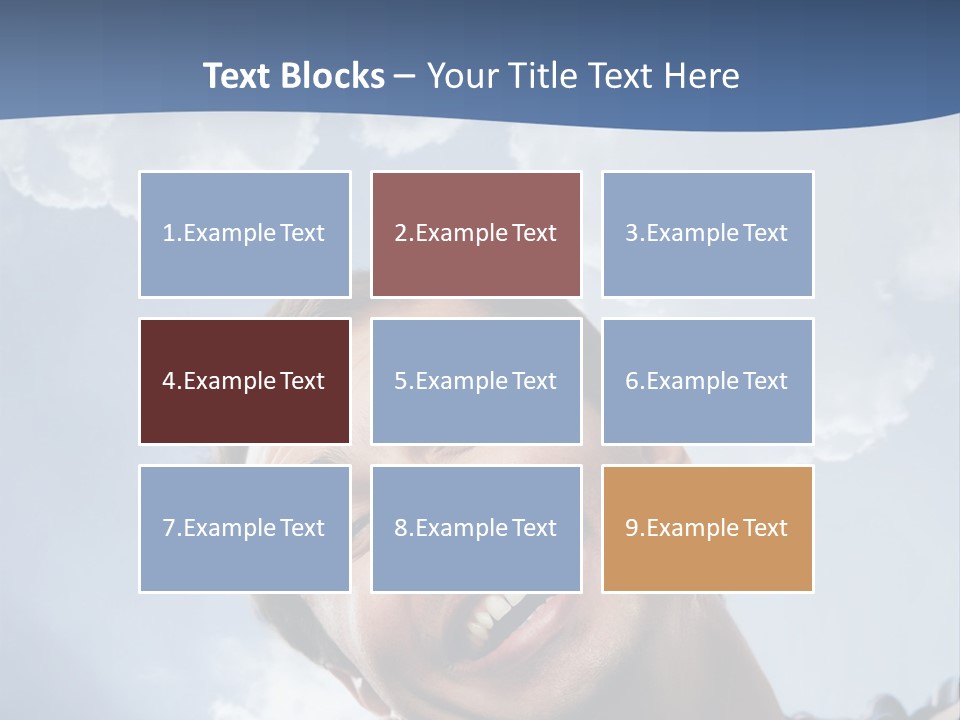 Satisfied Human Excited PowerPoint Template