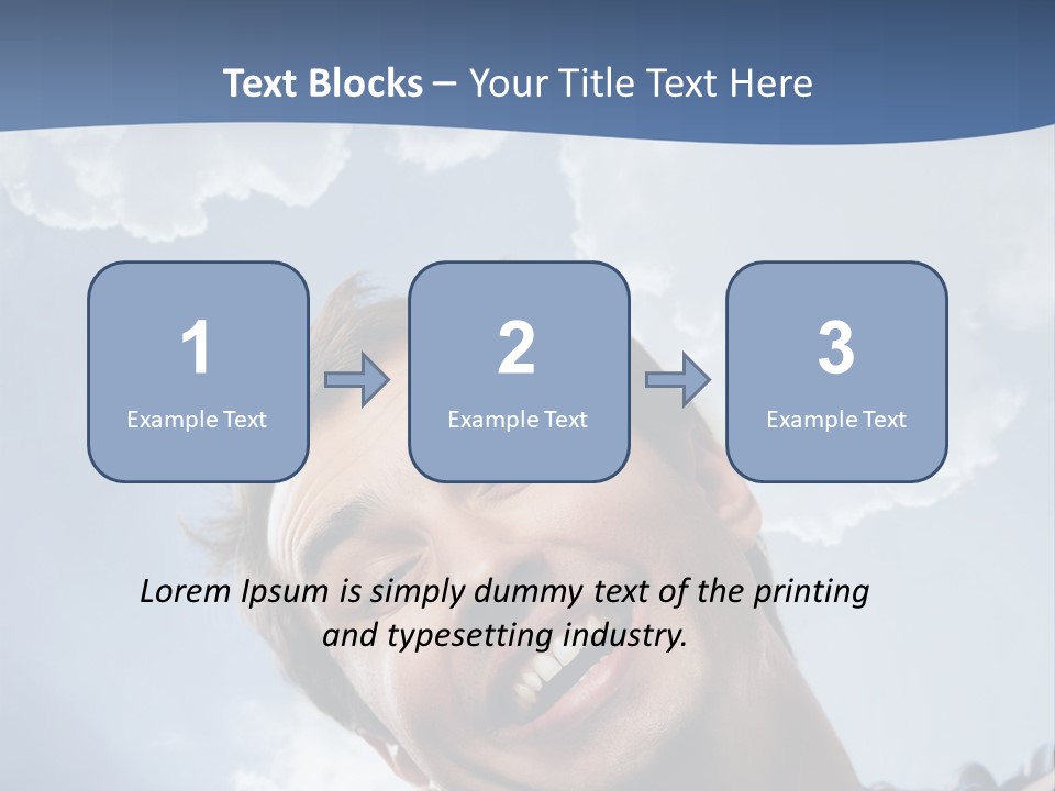 Satisfied Human Excited PowerPoint Template