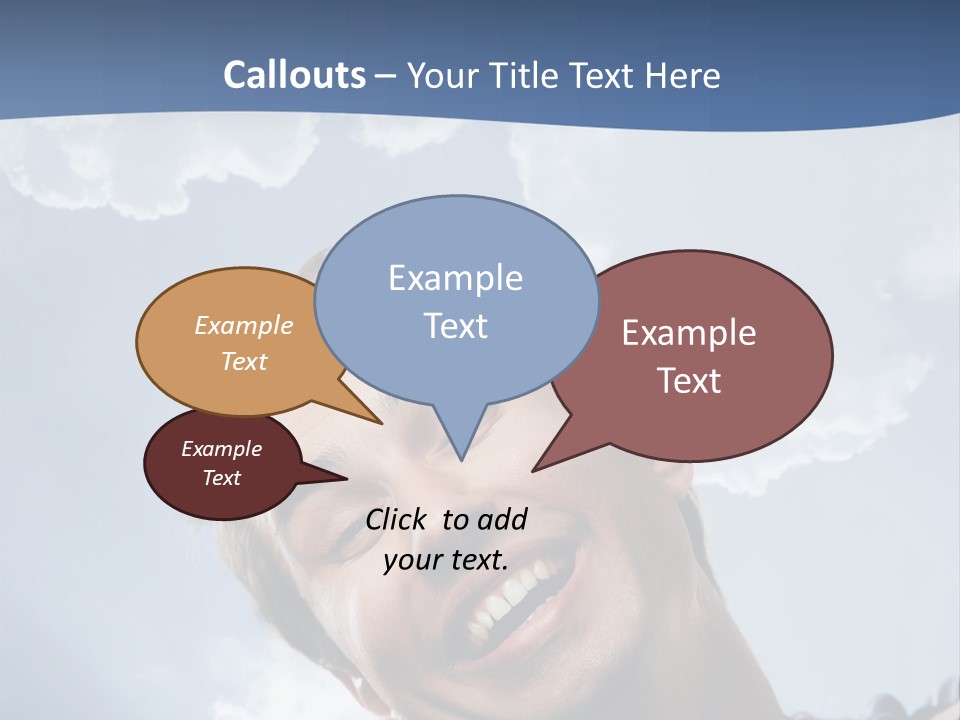 Satisfied Human Excited PowerPoint Template