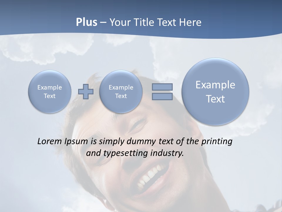 Satisfied Human Excited PowerPoint Template