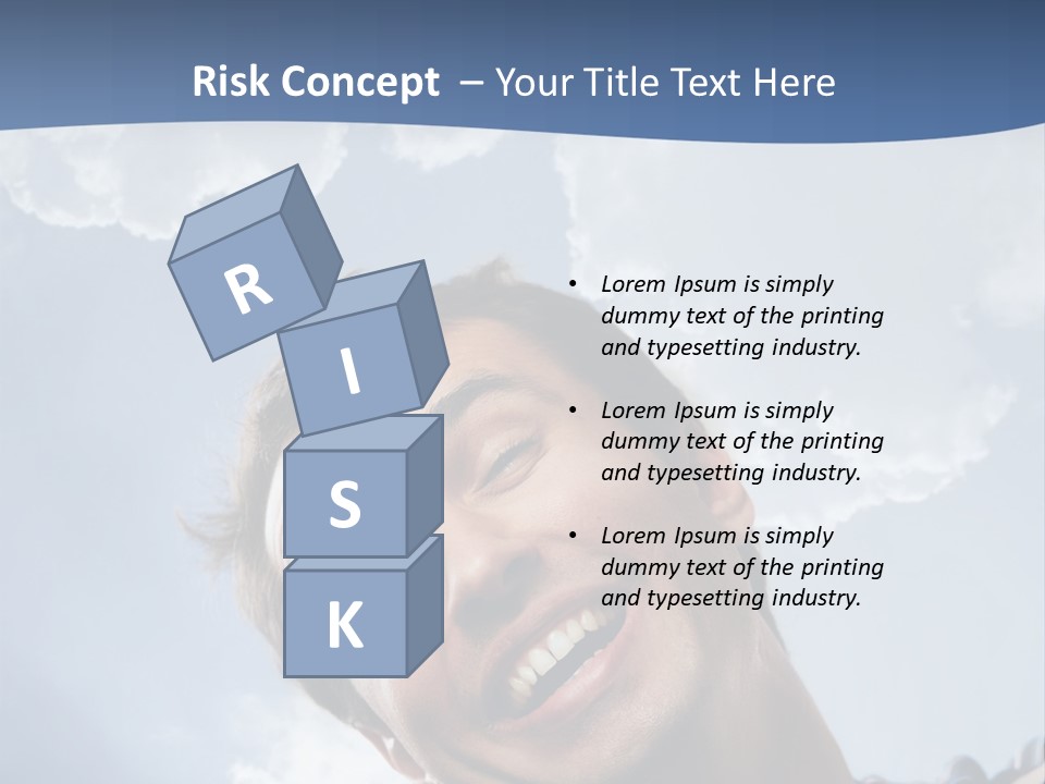 Satisfied Human Excited PowerPoint Template