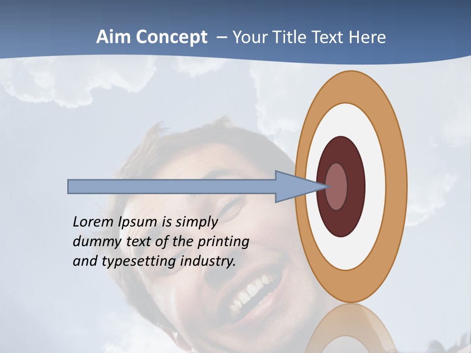 Satisfied Human Excited PowerPoint Template