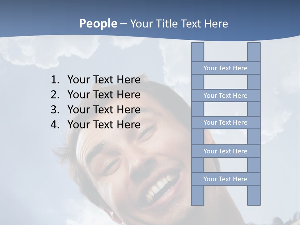 Satisfied Human Excited PowerPoint Template