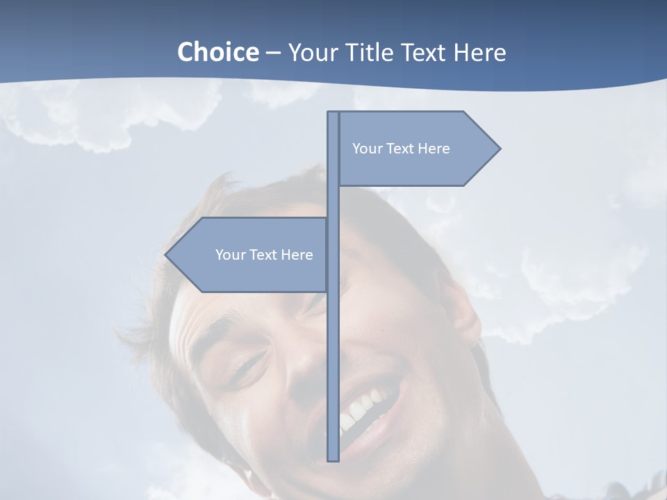 Satisfied Human Excited PowerPoint Template