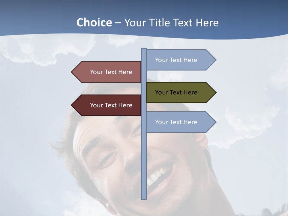 Satisfied Human Excited PowerPoint Template