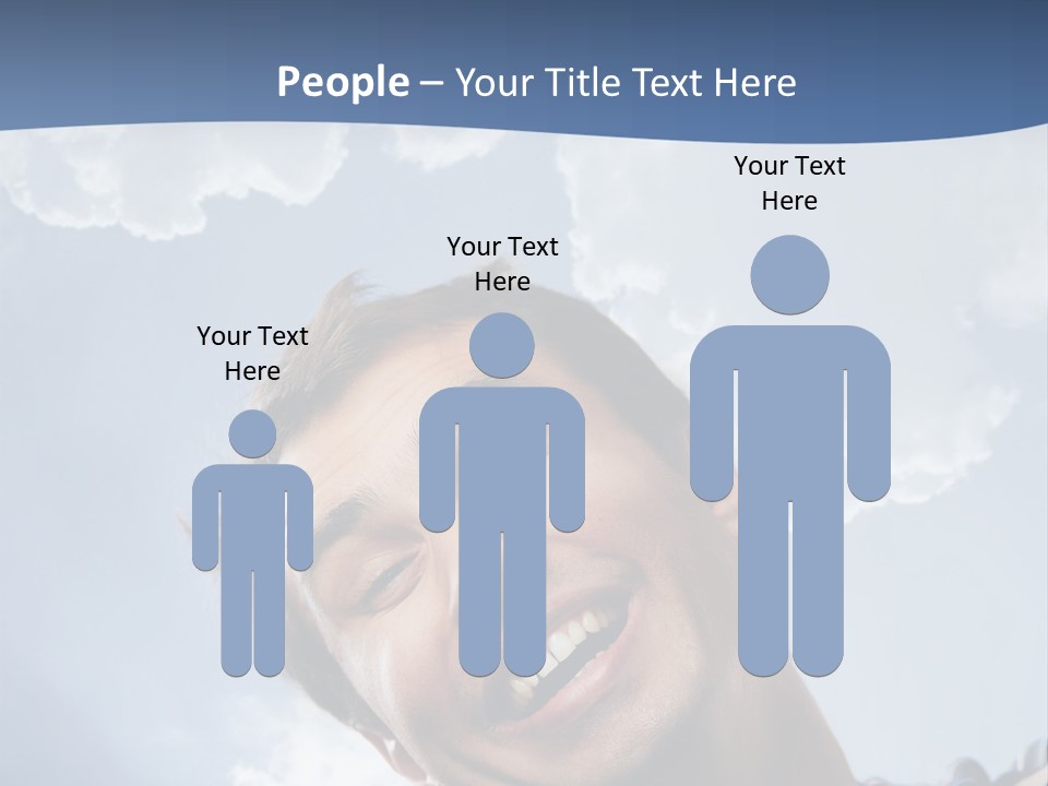 Satisfied Human Excited PowerPoint Template