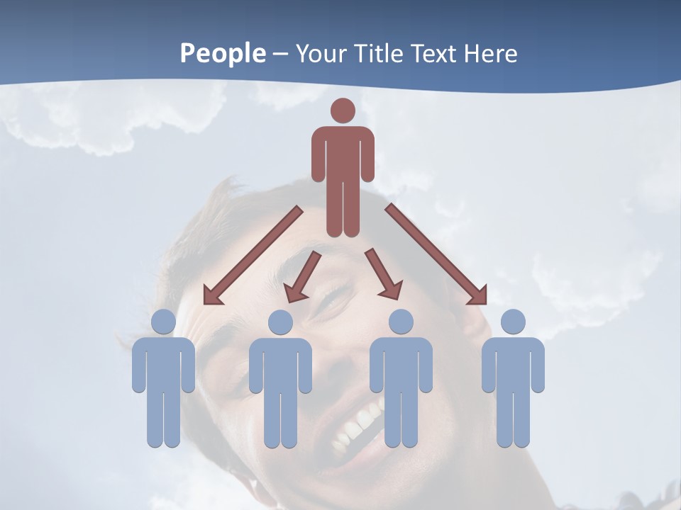 Satisfied Human Excited PowerPoint Template