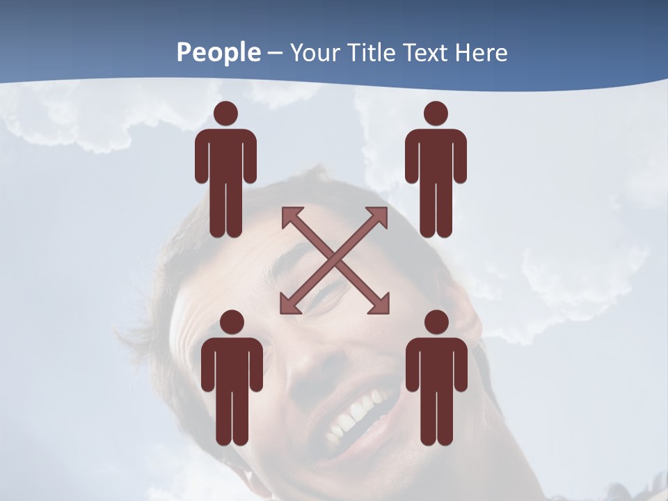 Satisfied Human Excited PowerPoint Template