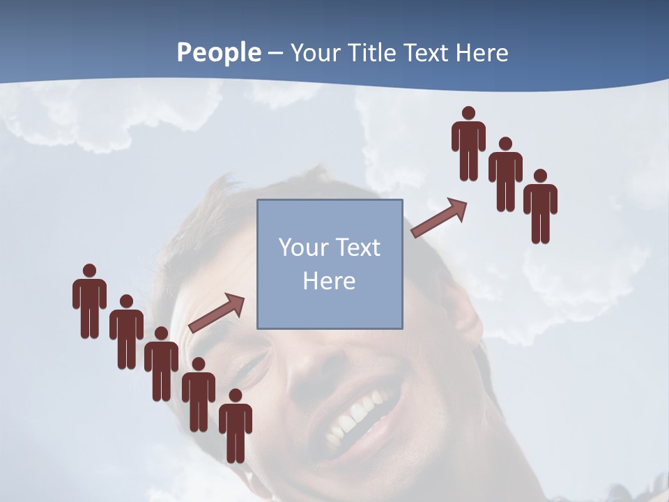 Satisfied Human Excited PowerPoint Template