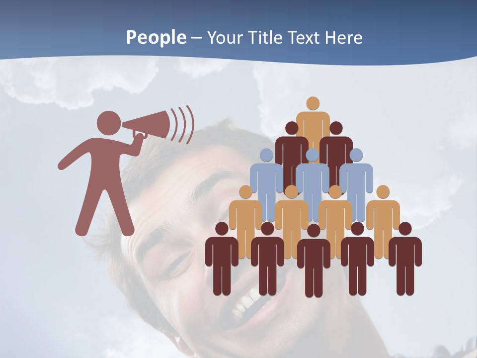 Satisfied Human Excited PowerPoint Template