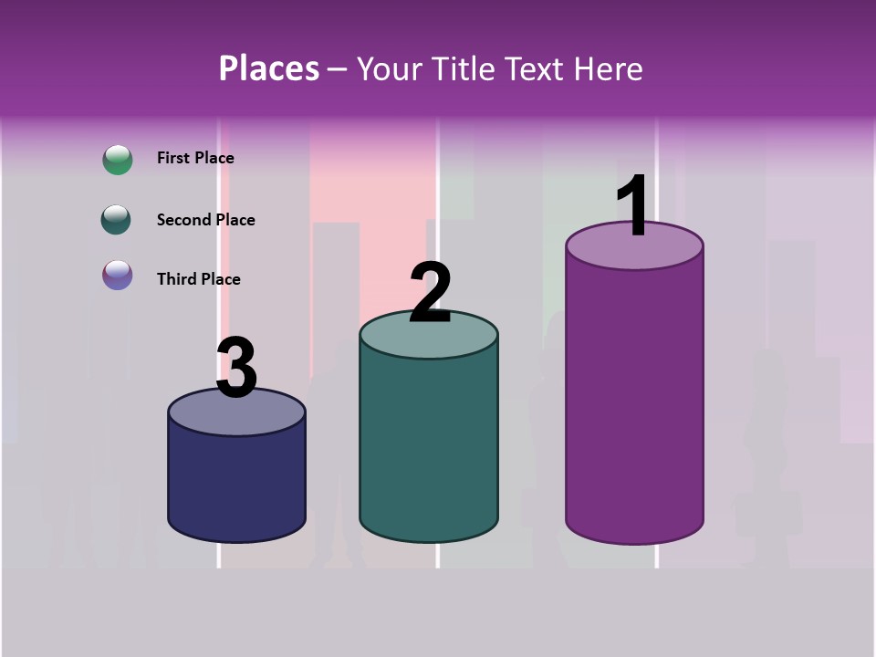 Cityscape Objects Employee PowerPoint Template