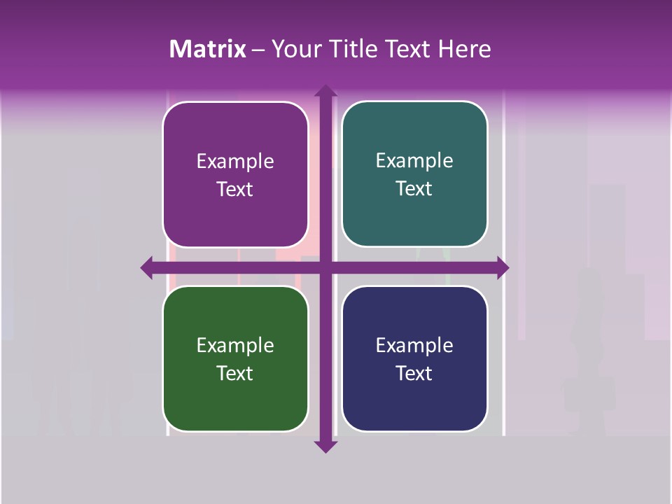 Cityscape Objects Employee PowerPoint Template