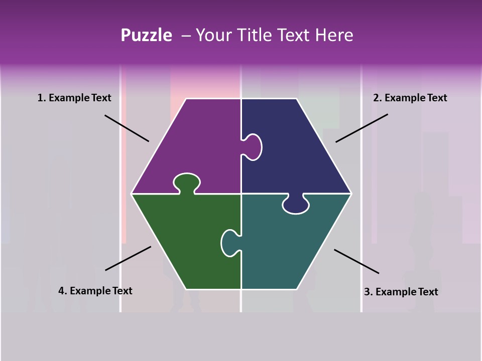 Cityscape Objects Employee PowerPoint Template