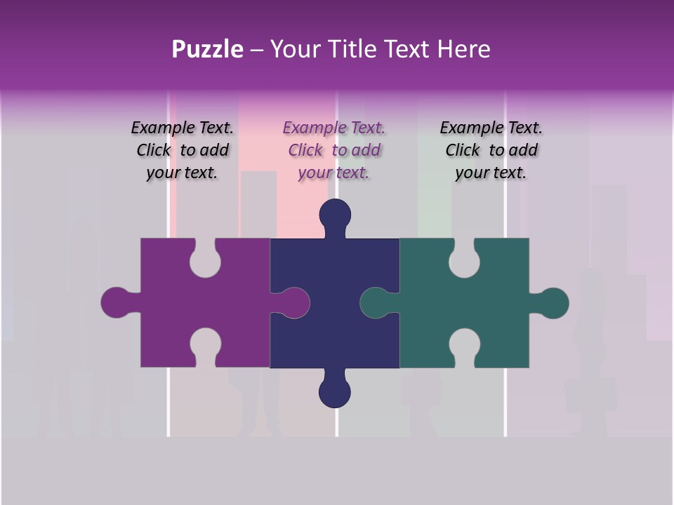 Cityscape Objects Employee PowerPoint Template