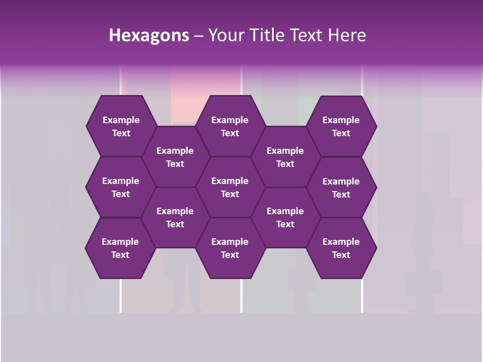 Cityscape Objects Employee PowerPoint Template