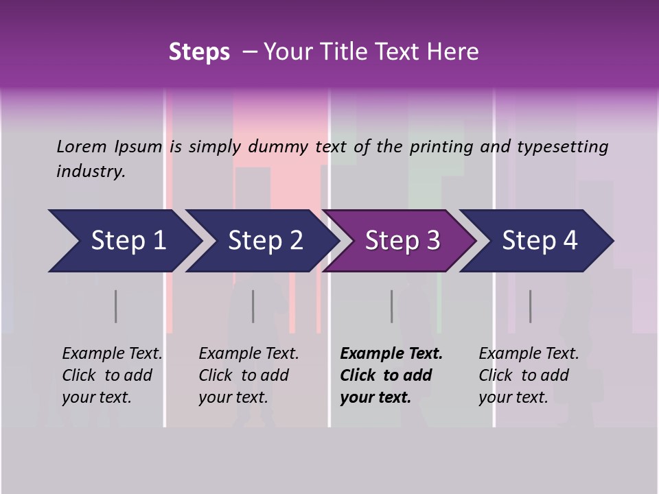 Cityscape Objects Employee PowerPoint Template