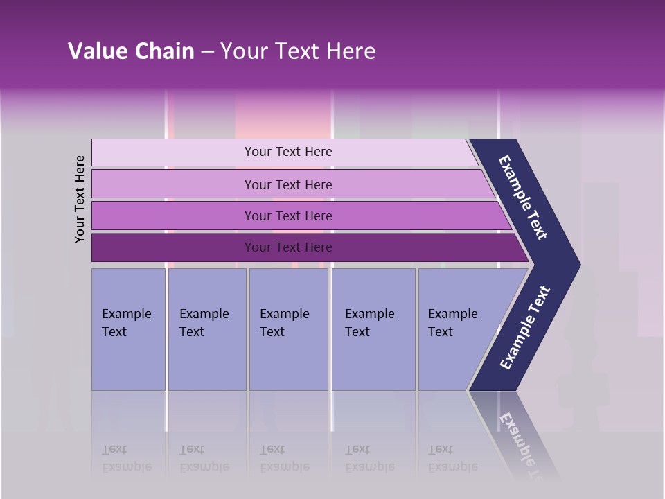 Cityscape Objects Employee PowerPoint Template