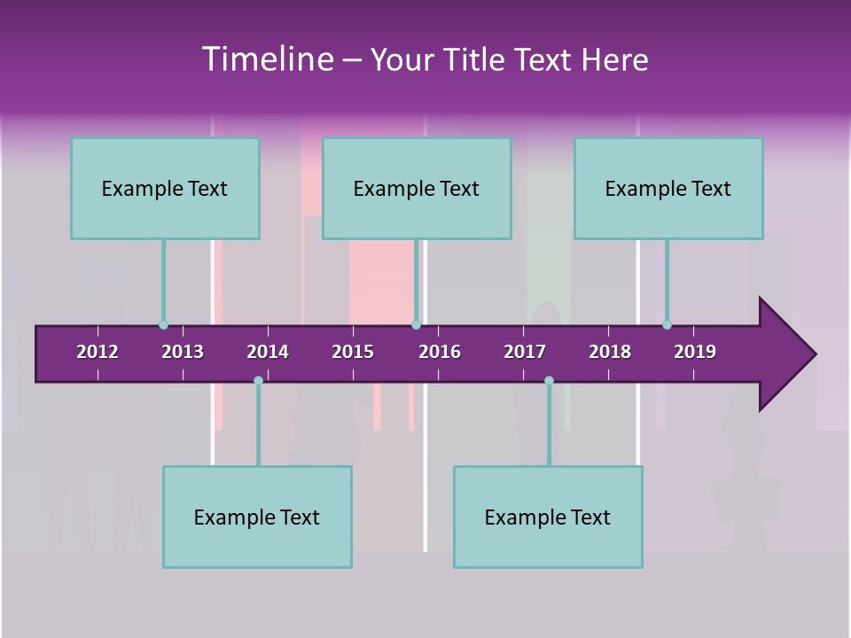Cityscape Objects Employee PowerPoint Template