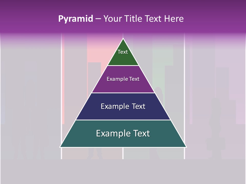 Cityscape Objects Employee PowerPoint Template