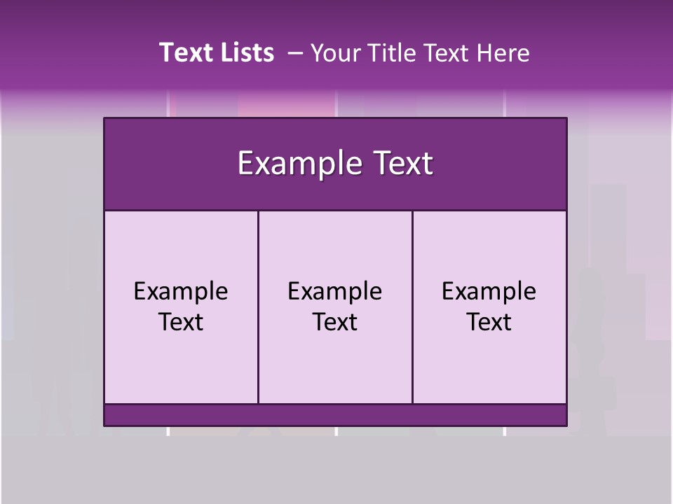 Cityscape Objects Employee PowerPoint Template