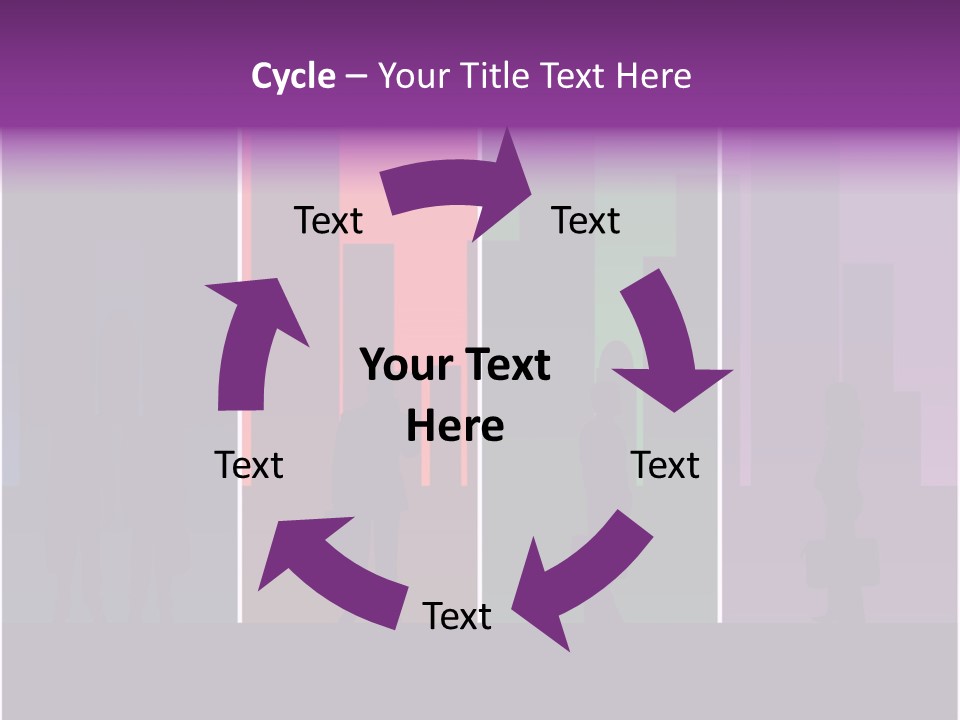 Cityscape Objects Employee PowerPoint Template