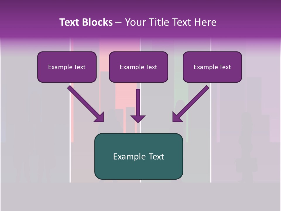 Cityscape Objects Employee PowerPoint Template