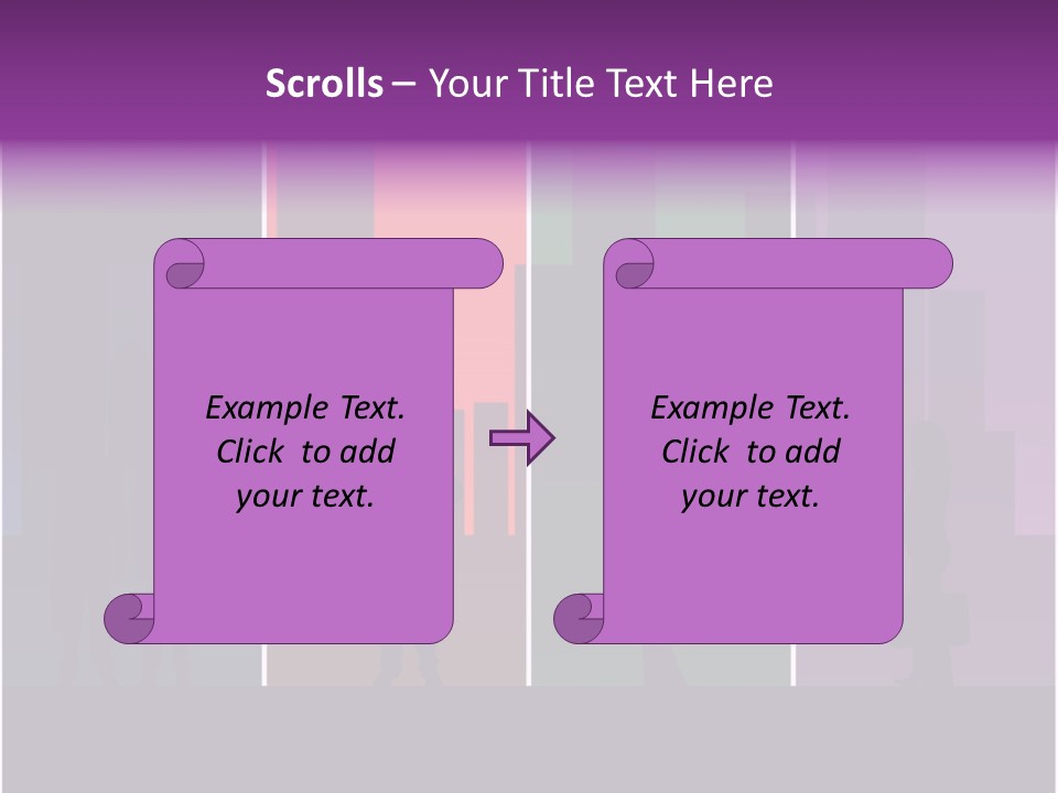 Cityscape Objects Employee PowerPoint Template