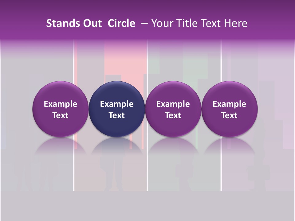 Cityscape Objects Employee PowerPoint Template